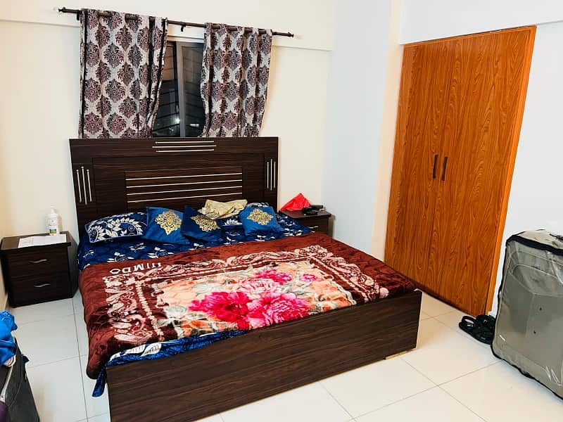 Saima Royal Residency Apartment Full Furnished Gulshan E Iqbal Block 2 Main Imteaz Store Available For Rent 1