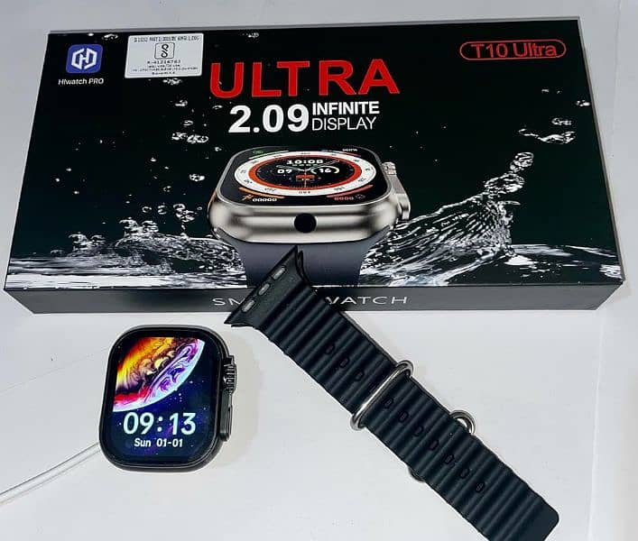 Black Ultra 2.09 Infinite Display Smart Watch 2