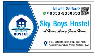 Sky Boys Hostel near Rehmanabad Metro station 0