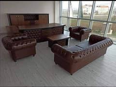Office Sofa / Leather sofa / 2,3,4,5,6,7,8 Seater / Office Furniture 0