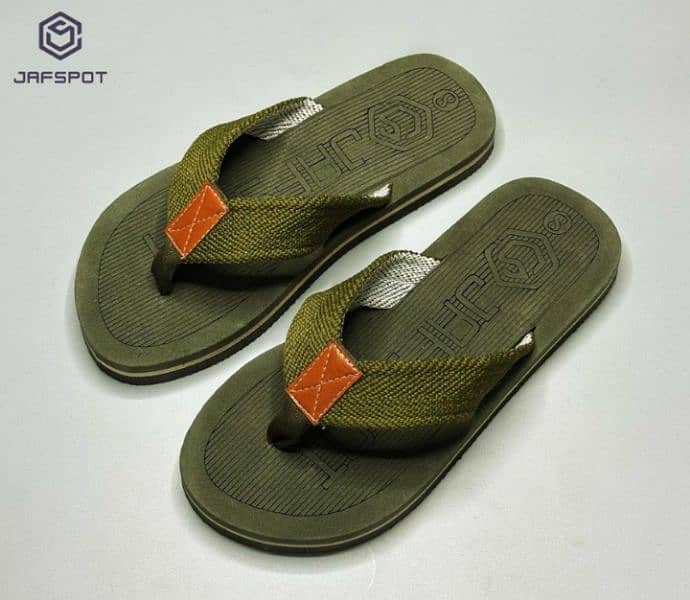jef spot men's comfortable premium slipper jf026. green 0