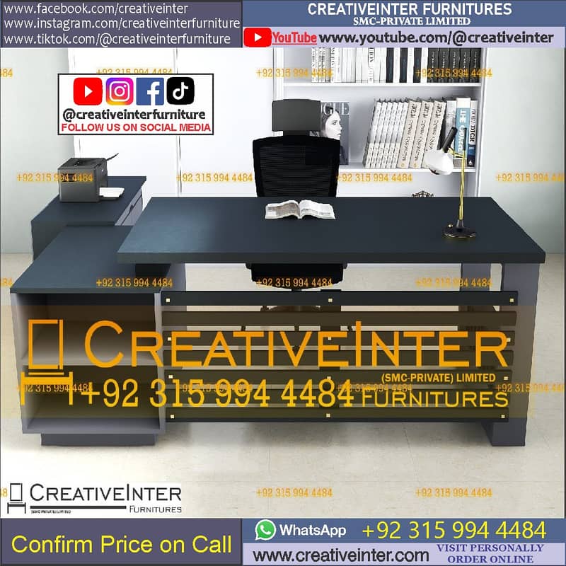 Office table Executive Chair Conference Reception Manager Table Desk 17