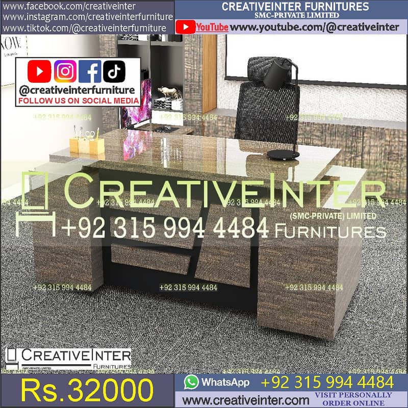 Office table Executive Chair Conference Reception Manager Table Desk 15