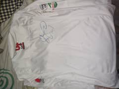 Shadab Khan Signed Official Test Kit Shirt