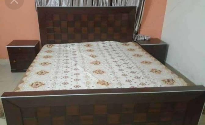 Wooden bed set/side tables/dressing/wardrobes/showcase/Furniture 4
