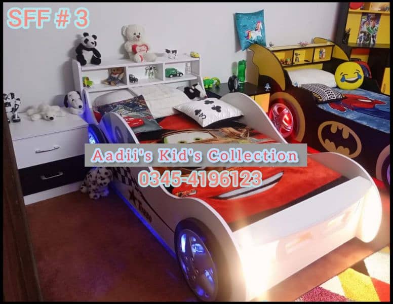 Car Beds with Free Sidetable 2