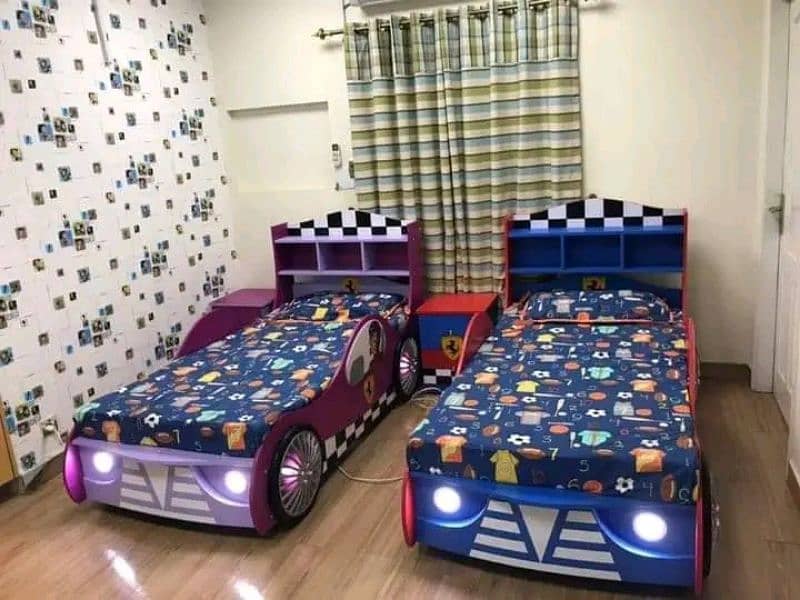 Car Beds with Free Sidetable 14