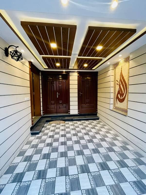5 Marla brand new house for sale in AA block bahria Town Lahore good location A plus house visit anytime double story 5