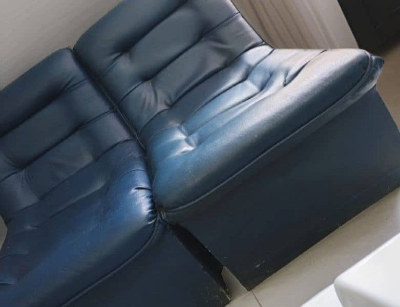 3 Leather Sofa Seats Office 1