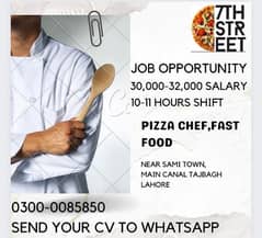 pizza chef job offer