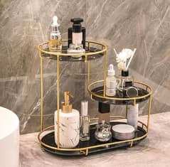 Cosmetic Decorative Tray three tier Perfume Organiser for Bathroom