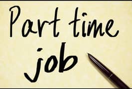 Part time job available for matric and inter students