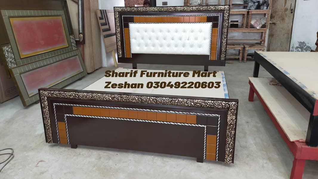Double bed king size new design 5