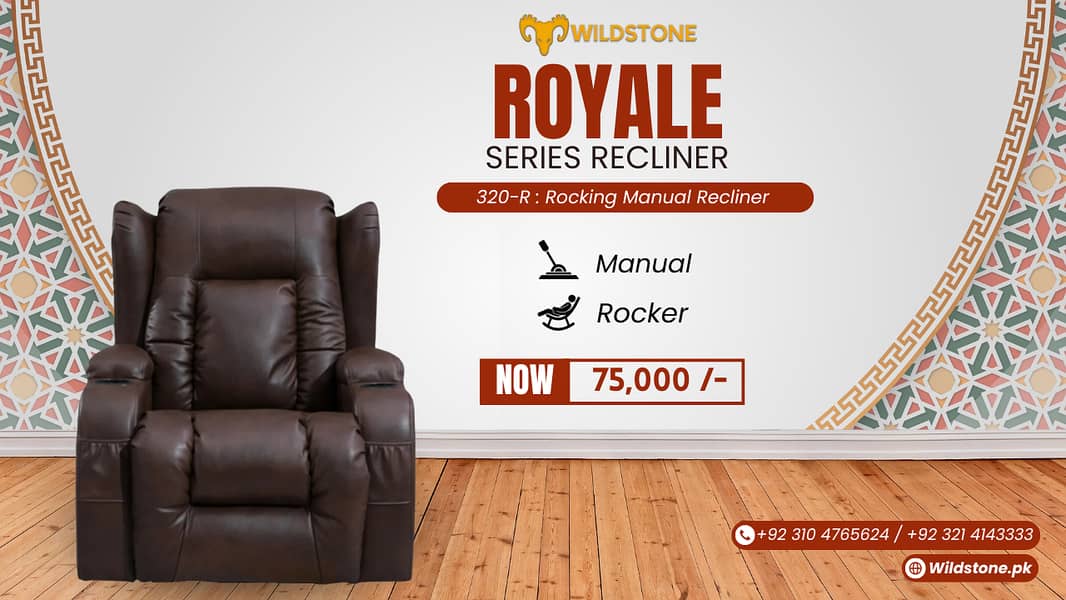 Recliner royale series, Imported Recliner, Recliner Sofa 1