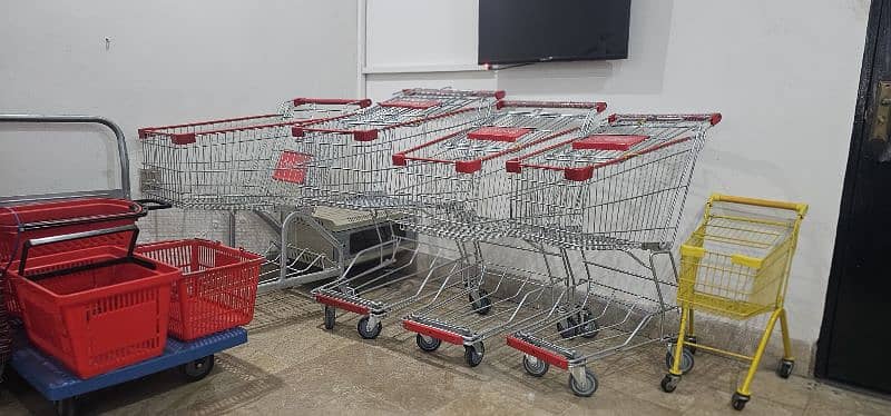 shopping trolley/cart/ shopping cart/ hand basket/ supermarket trolley 0