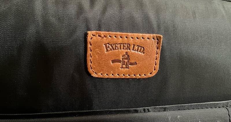 Original Exeter London Leather bag laptop bag crossbody 4