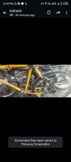 phonex willing bicycle yellow and black colour