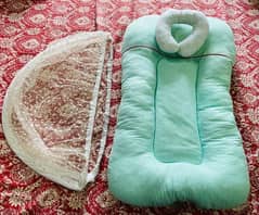 baby soft bed with mosquitoes net | baby bed | baby travel bed 0