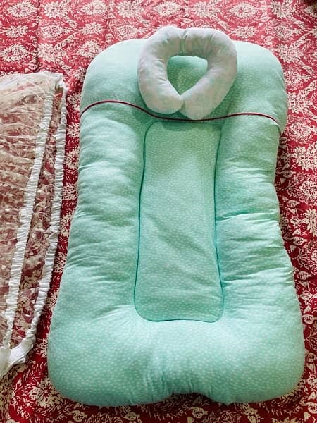 baby soft bed with mosquitoes net | baby bed | baby travel bed 1