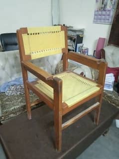 one piece of wood chair