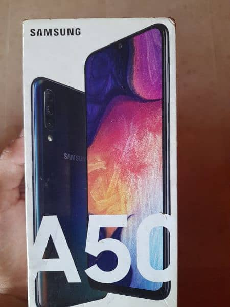 Samsung A50 with box 3