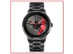 Wheel Watch Rotation Wheel Spinning Sports Car Rim Luxury Men's Watch