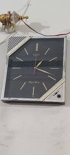 Antique Seiko 5 wall clock  original japan vintage citizen Orient 0