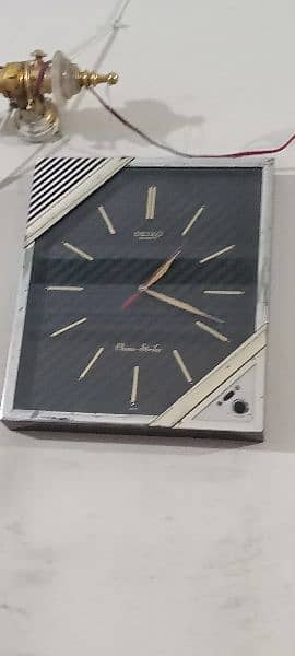 Antique Seiko 5 wall clock  original japan vintage citizen Orient 1