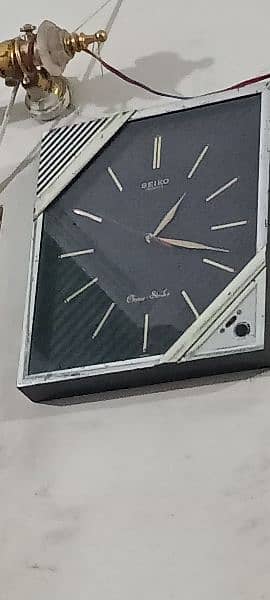 Antique Seiko 5 wall clock  original japan vintage citizen Orient 2