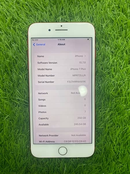 iPhone 7 Plus 256gb PTA Approved 100% 1