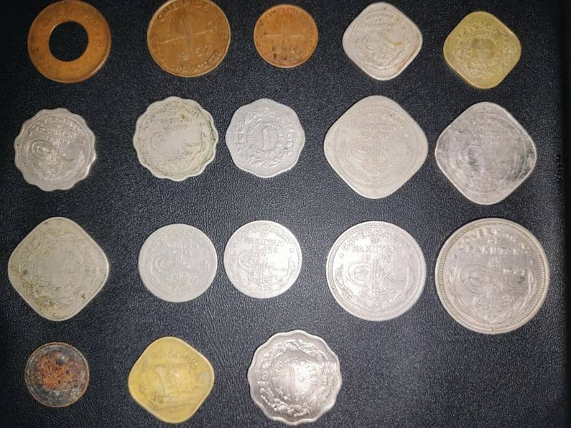 Pakistan all regular different designs coins. 0