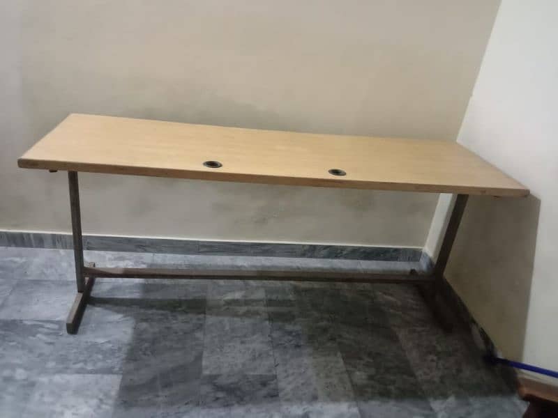 Long Computer Tables (two pieces) 0