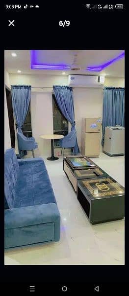 1 Bedrooms Furnished Flat Available on Daily Basis Rent 3