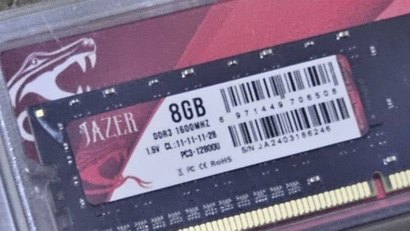 DDR3 8GB RAM STICK LAPTOP BRAND NEW  BRAND WARRANTY 3