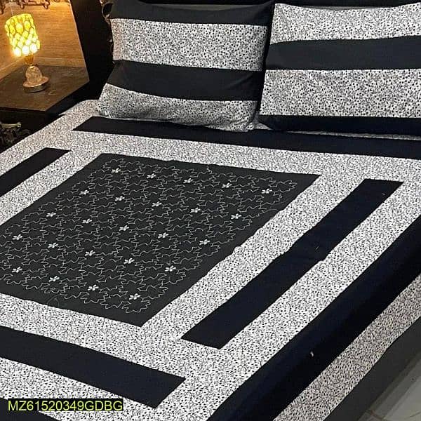 bedsheet for double bed in cotton 0