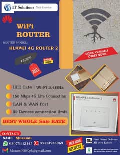 HUAWEI 4G ROUTER 2 RS-13999 only 0