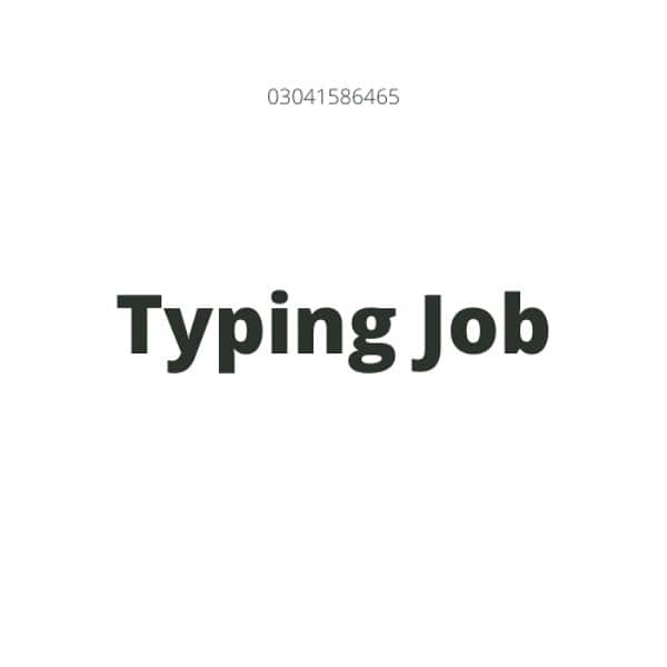 Assignment Work availabile | online typing work 0