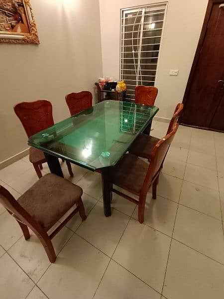 Dining table with 6 chairs 5