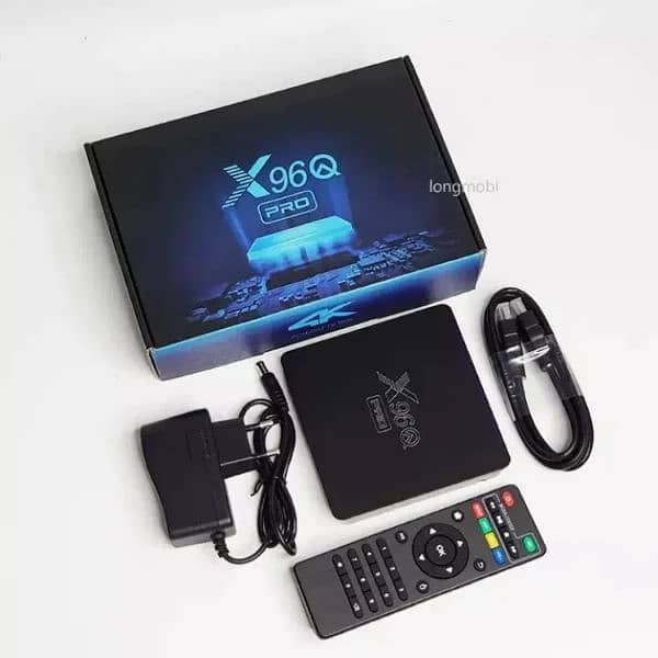 X96Q Pro-4GB 64GB-Android 13-4K-Smart tv box 0