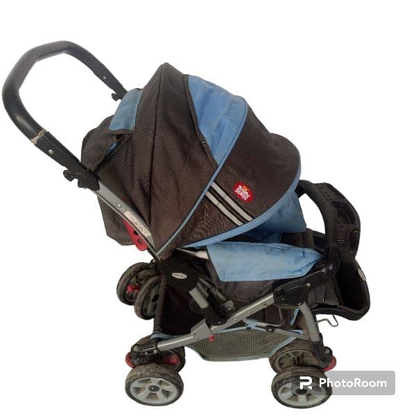 Bright Star Baby Stroller/Pram/ Push Chair with 4x4 Lock Stoppers 4