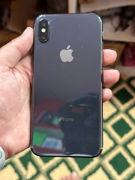 i phone x pta approved 256gb only phone  battery change ha 100% 2