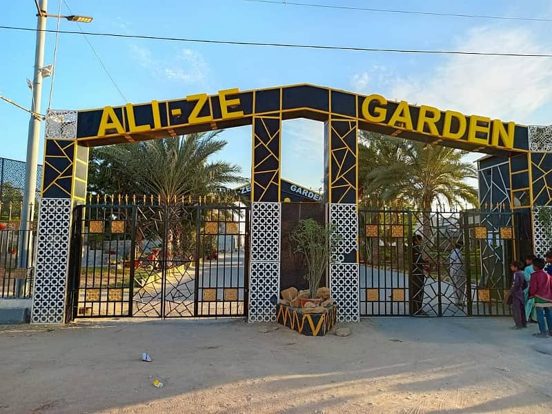 Alize garden 120 sq yards plot for sale 1