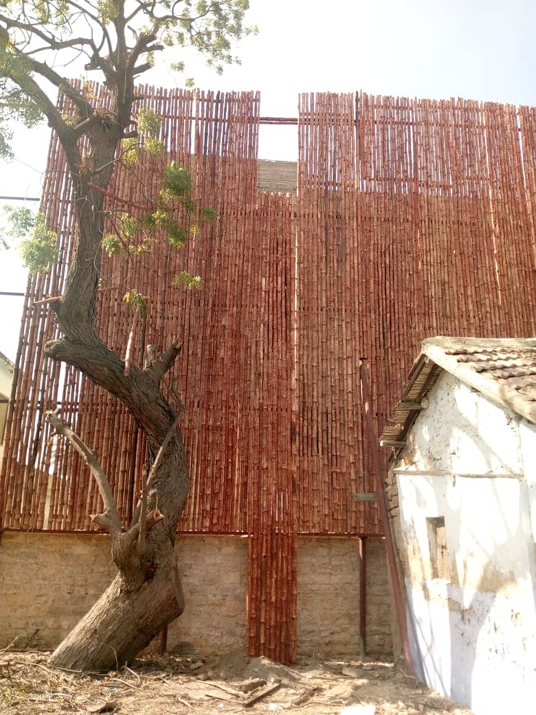 bamboo Shade Jaffri Wall Works Best Baans Work Bamboo Pent House 5