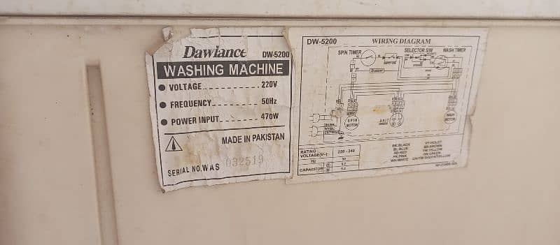 Dawlance Semi automatic Washing machine 7