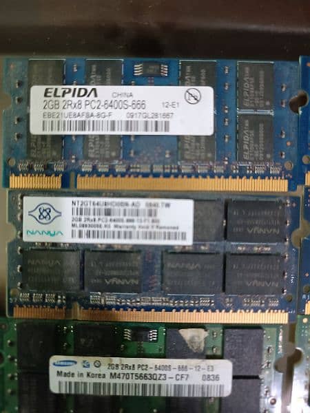 laptop RAM module 2GB 1