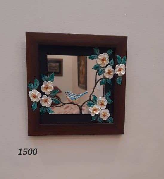 wall hanging/decoration items/painting/sculpture painted mirror 8