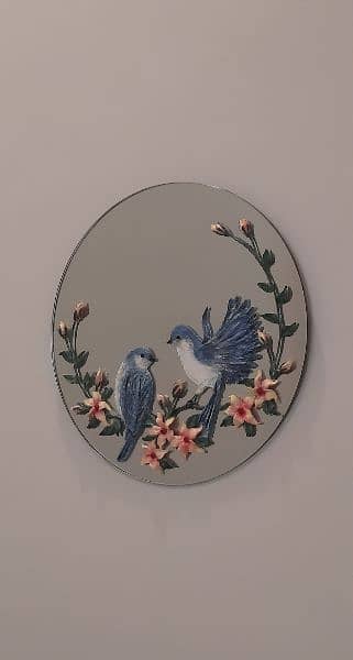 wall hanging/decoration items/painting/sculpture painted mirror 10