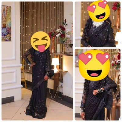 saree B's 1 time use hoi h wo bh just 1 hour