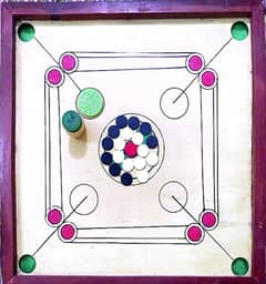 carrom board with accessories (2.5 * 2.5 ft)