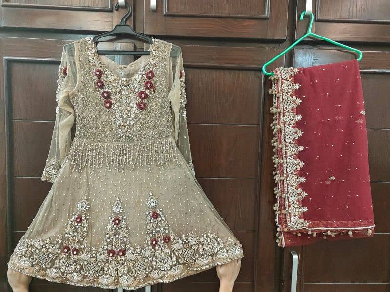 Peplum and Sharara 3 Piece Formal Dress 3